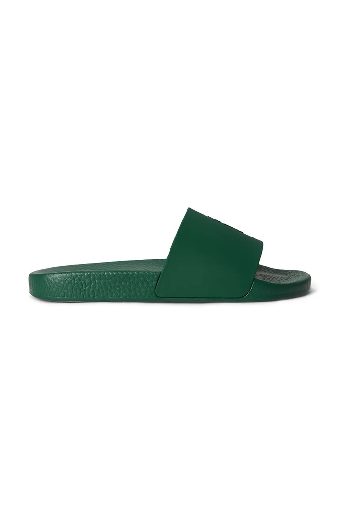 Polo Ralph Lauren šľapky na plávanie pánske Polo Slide zelená 809P07314002.300