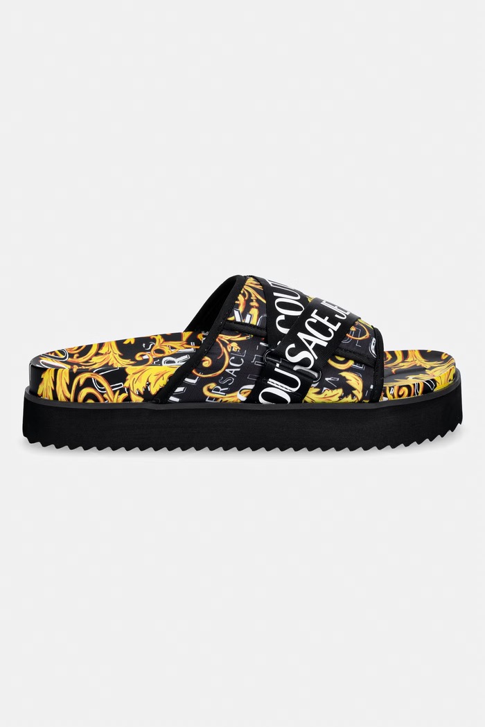 Šľapky Versace Jeans Couture 80YA3SM2.ZS634.G89 čierna SS26