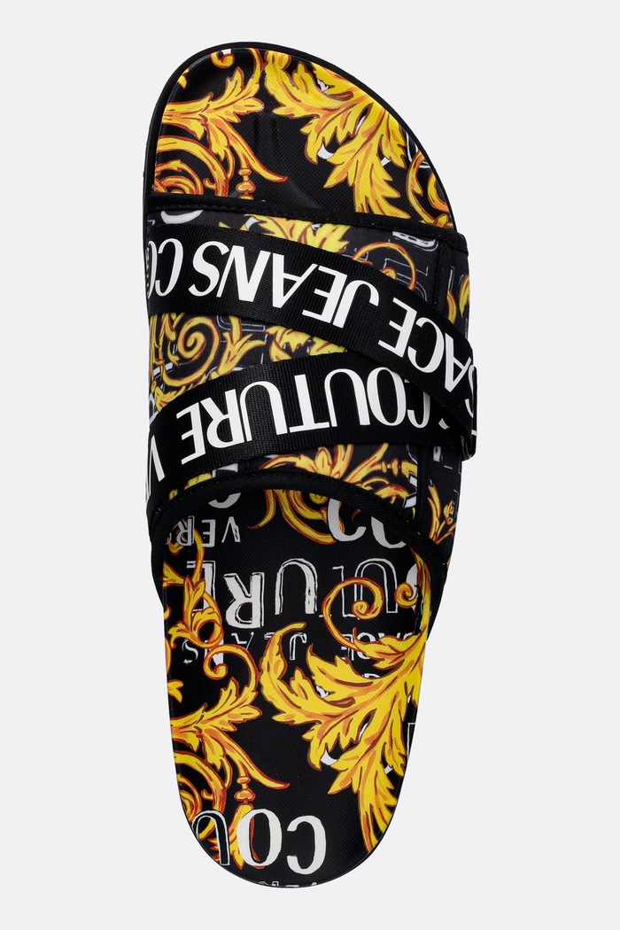 Šľapky Versace Jeans Couture čierna 80YA3SM2.ZS634.G89