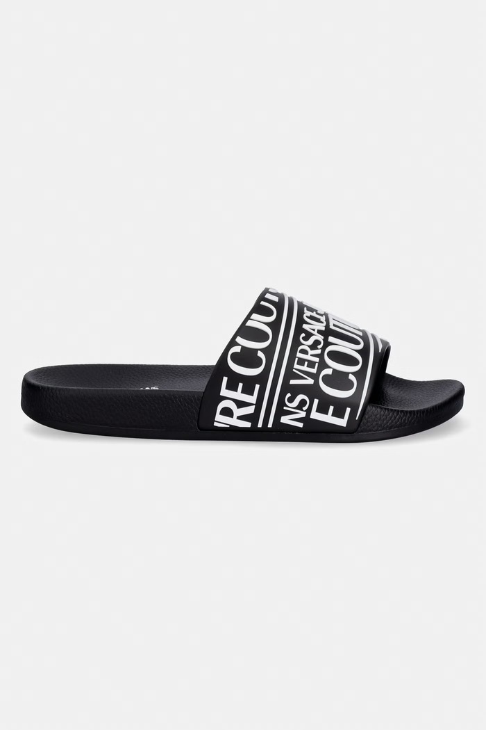 Versace Jeans Couture šľapky pánske 80YA3SQ1.71352.899 čierna SS26
