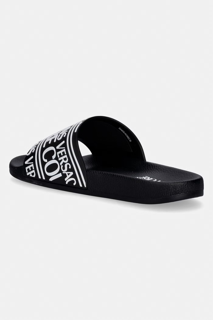 Obuv Versace Jeans Couture šľapky pánske 80YA3SQ1.71352.899 čierna