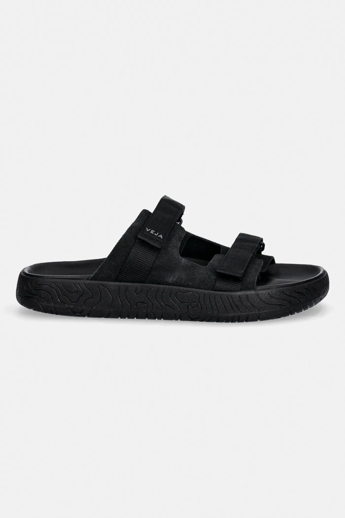 Veja suede sliders ARPOADOR SUEDE AP3221036B black SS26