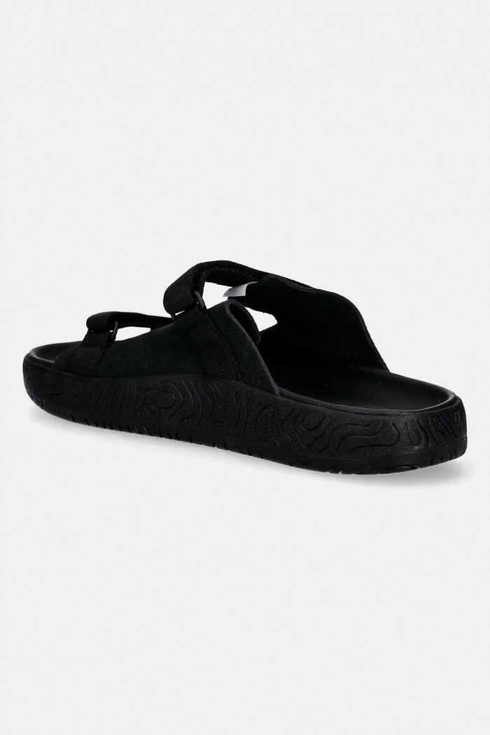 Shoes Veja suede sliders ARPOADOR SUEDE AP3221036B black