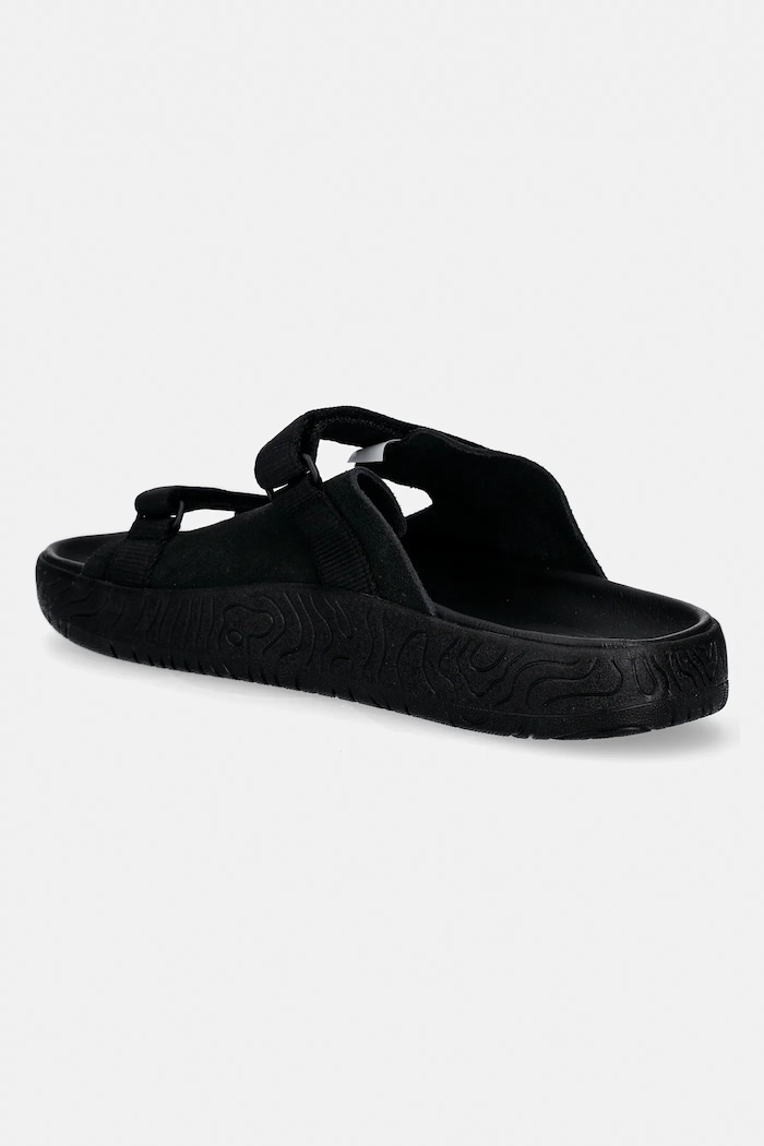 Shoes Veja suede sliders ARPOADOR SUEDE AP3221036B black