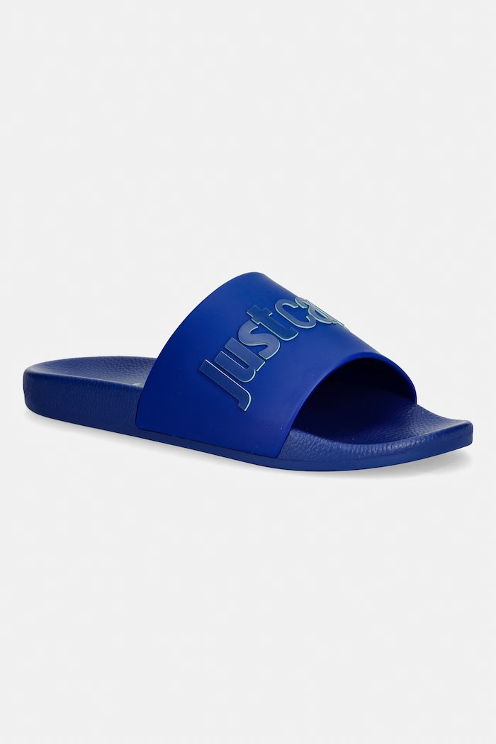 Just Cavalli papuci pentru femei bleumarin 80QA3SZ1ZSE50264