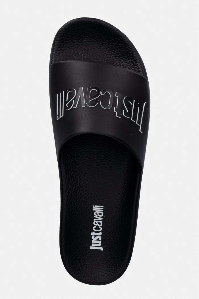 Just Cavalli šľapky pánske čierna 80QA3SZ1ZSE50899