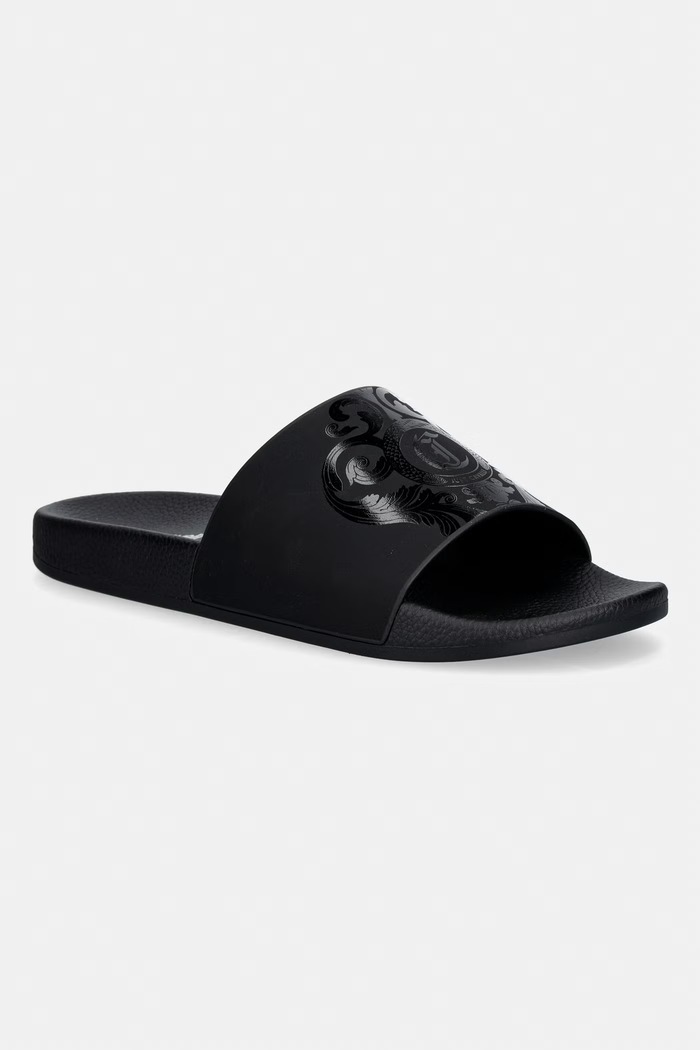Just Cavalli šľapky pánske čierna 80QA3SZ3ZSE54899