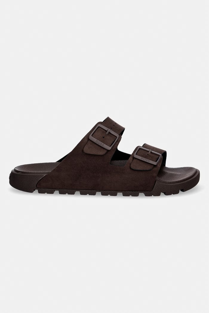 BOSS pánske šľapky Surfley 50563157.201 hnedá SS26