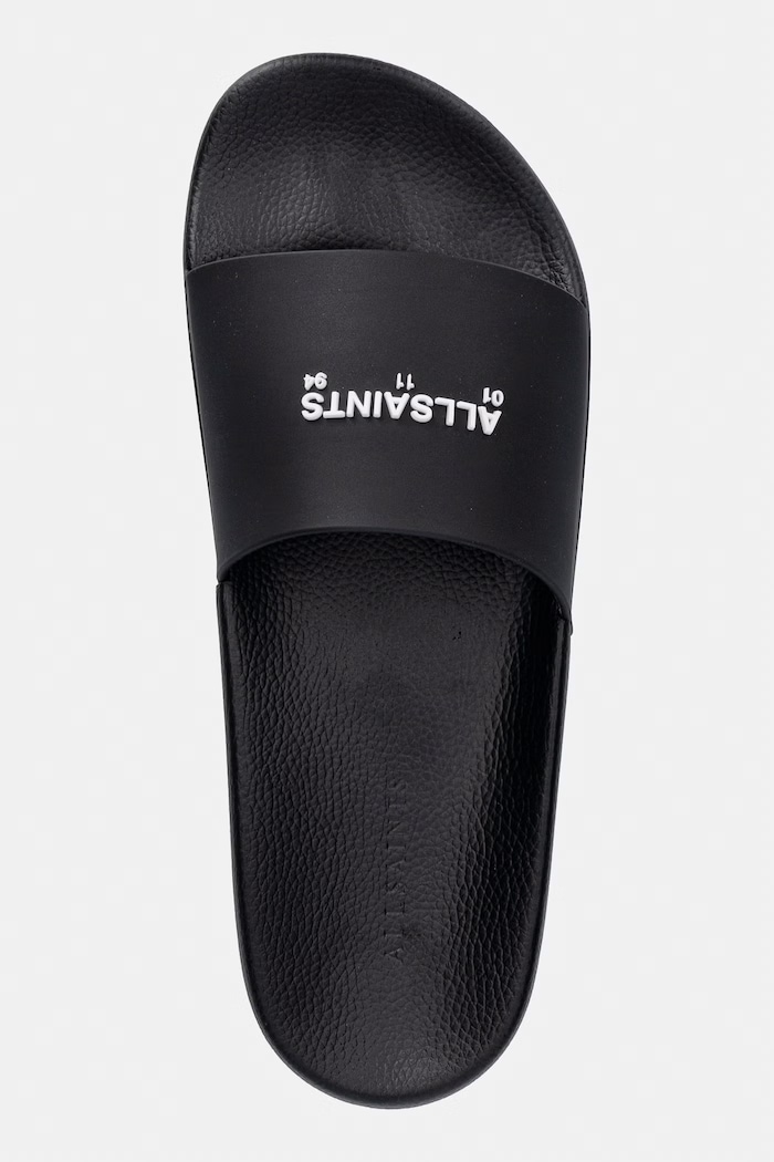 Šľapky AllSaints Date Slider čierna M001FE.BLK