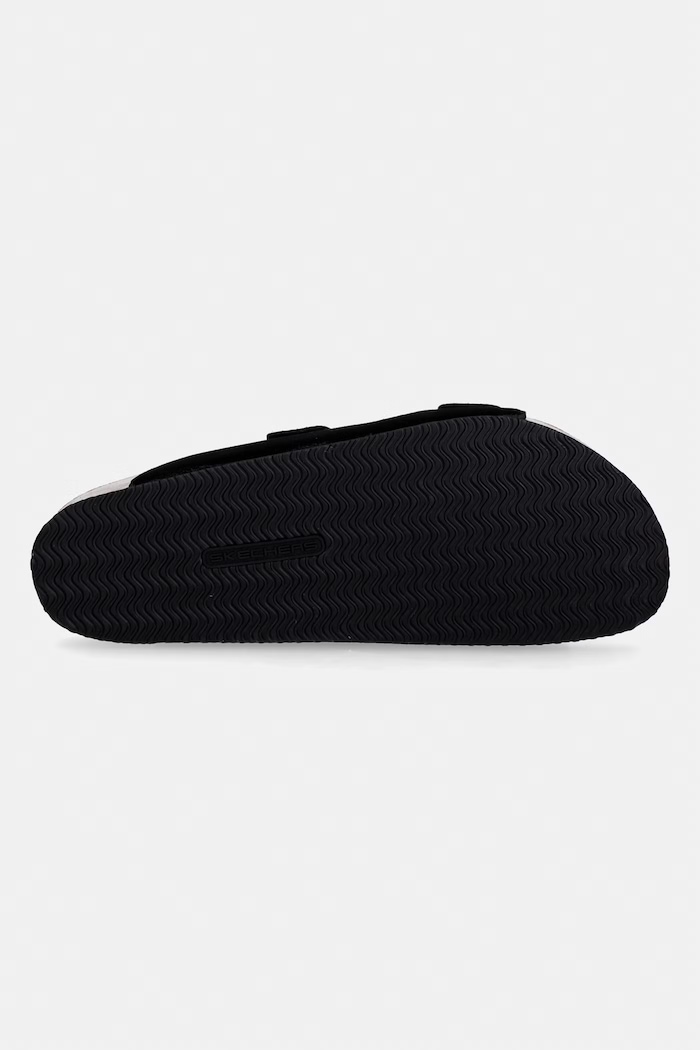 Skechers pánske semišové šľapky AIDAN 205296 čierna