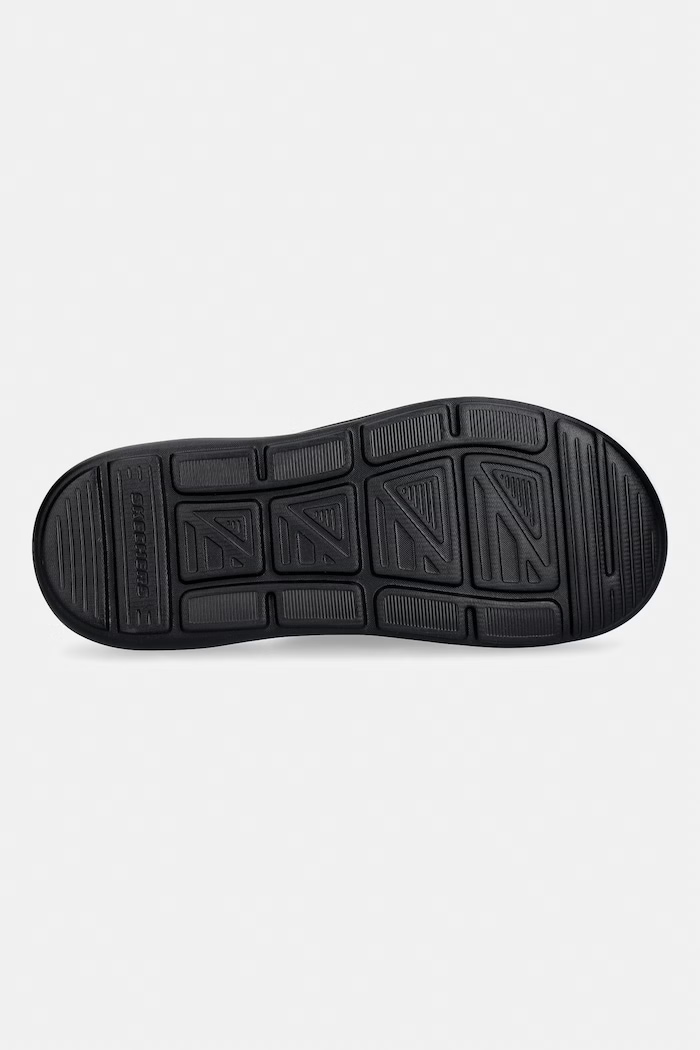Skechers σαγιονάρες Ανδρικές δερμάτινες SARGO 205627 μαύρο