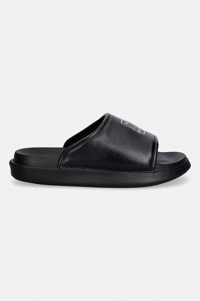 Y-3 SLIDE Flip-flops Men's leather KI4033 black SS26