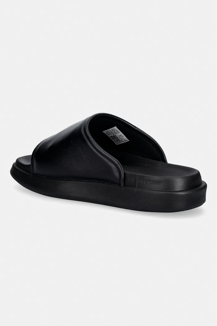 Shoes Y-3 SLIDE Flip-flops Men's leather KI4033 black