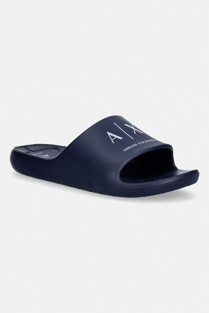 Armani Exchange papuci pentru piscină pentru bărbați bleumarin XM002744.AF23456.MB574