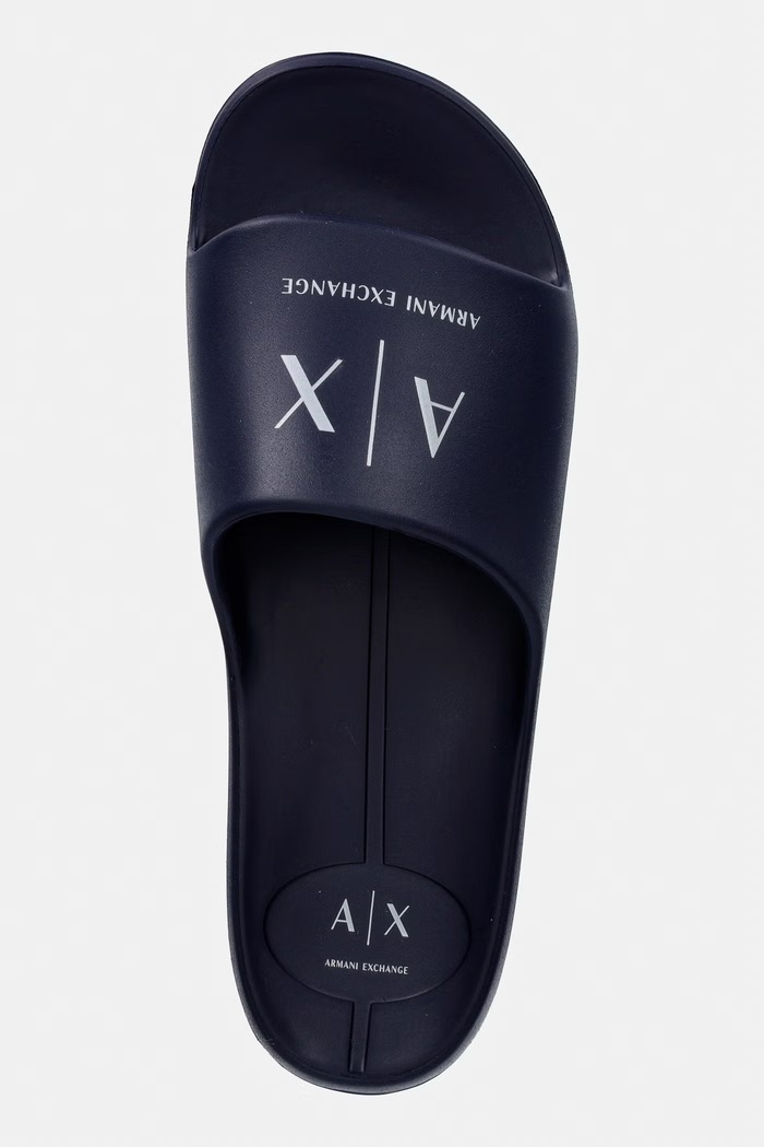 Armani Exchange papuci pentru piscină pentru bărbați bleumarin XM002744.AF23456.MB574