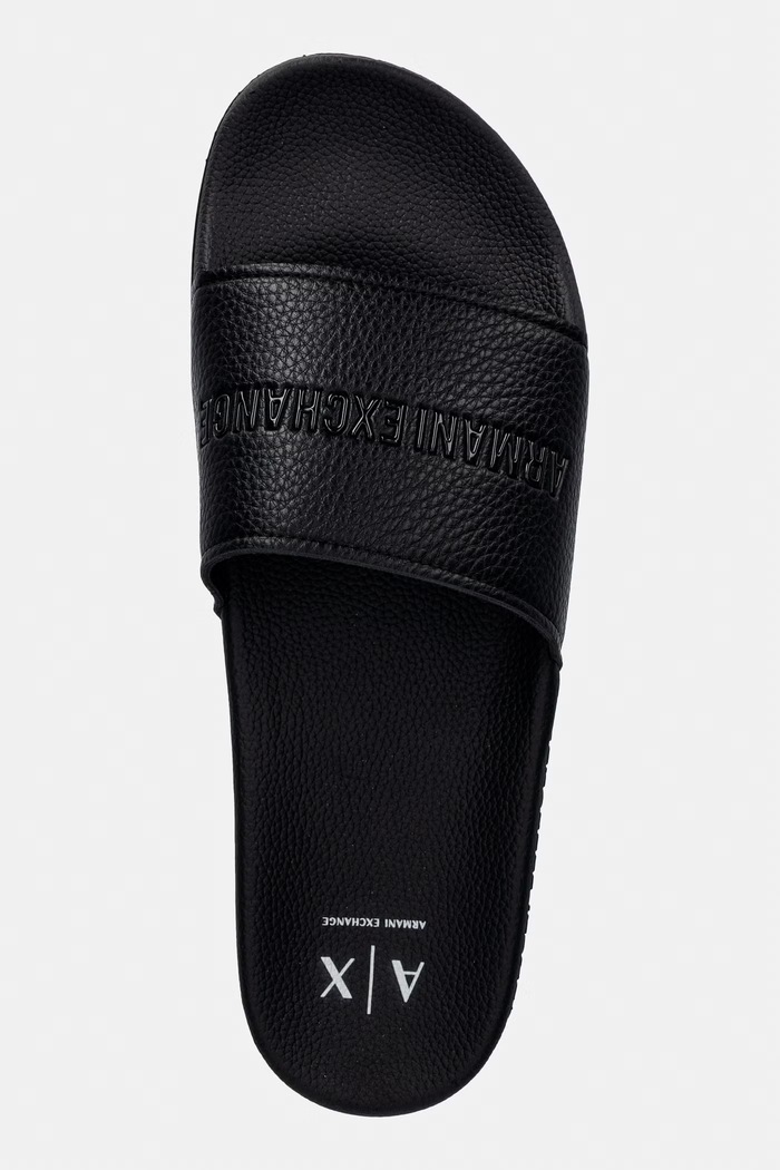 Armani Exchange pantofle na bazén pánské černá XM002887.AF22832.UC001