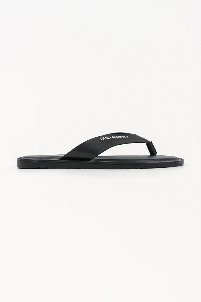Kožené žabky Karl Lagerfeld Kastor Iv čierna KL70206C.000