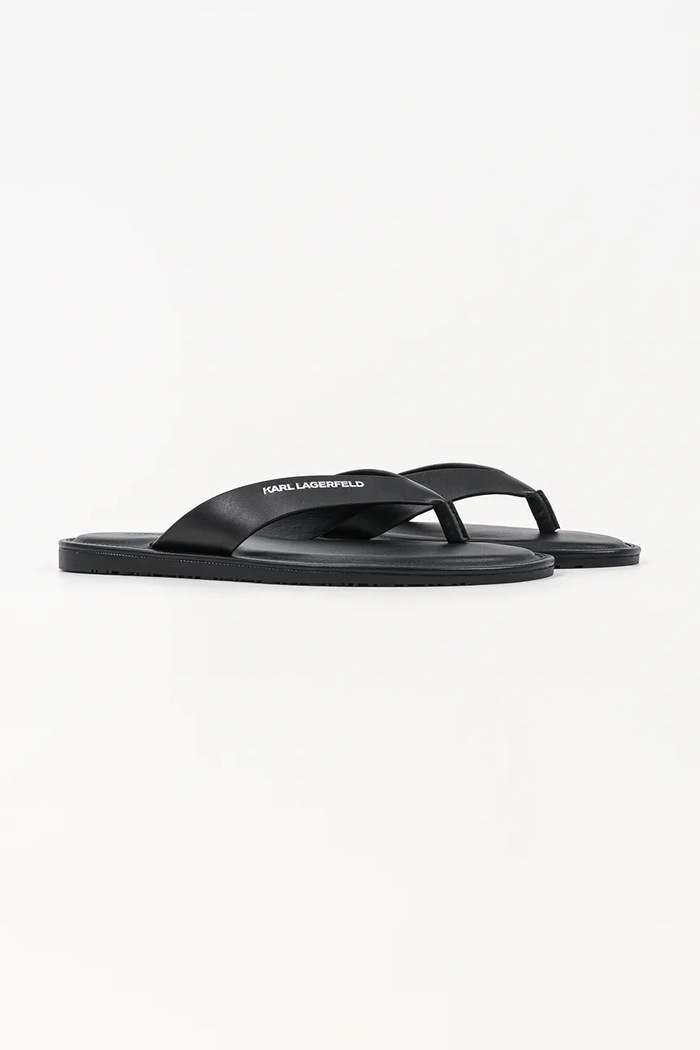Kožené žabky Karl Lagerfeld Kastor Iv KL70206C.000 čierna SS26