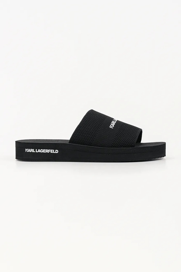 Karl Lagerfeld šľapky Atlantik čierna KL70506A.K00