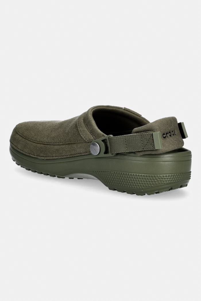 Obuv Crocs Classic Crafted Vegan Suede Cg šľapky pánske 211930.309 zelená