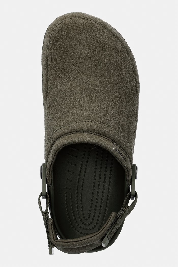 Crocs Classic Crafted Vegan Suede Cg šľapky pánske zelená 211930.309