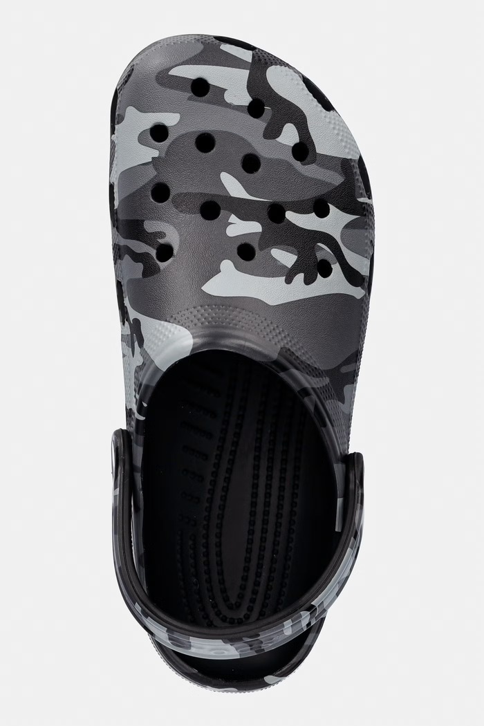 Crocs pánske šľapky Classic Camouflage Clog sivá 211936.0DD