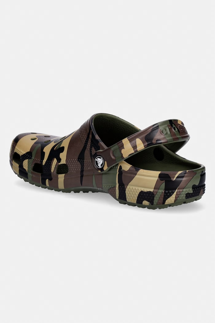 Încălțăminte Crocs saboți pentru bărbați Classic Camouflage Clog 211936.3TC verde