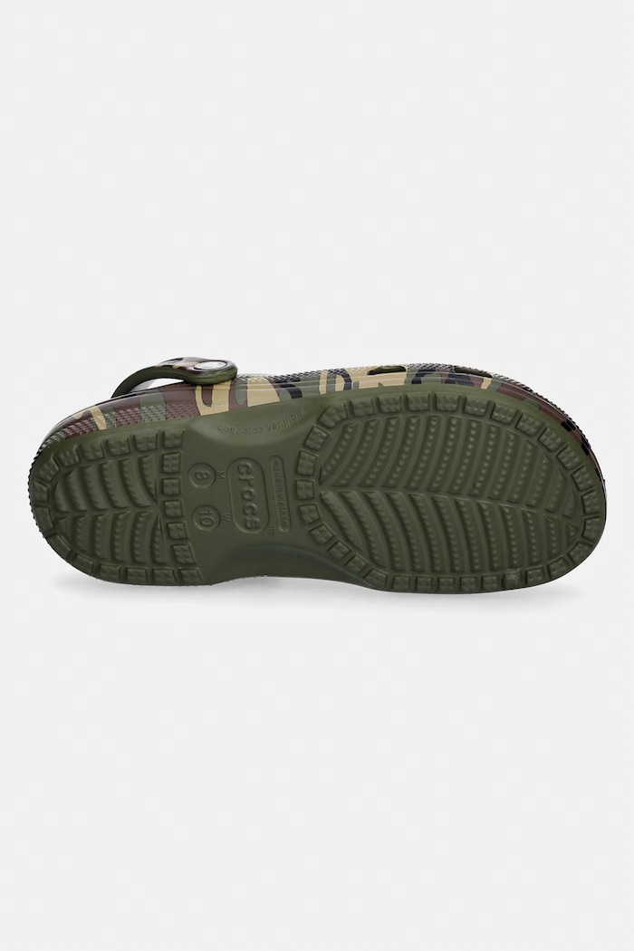 Crocs saboți pentru bărbați Classic Camouflage Clog 211936.3TC verde