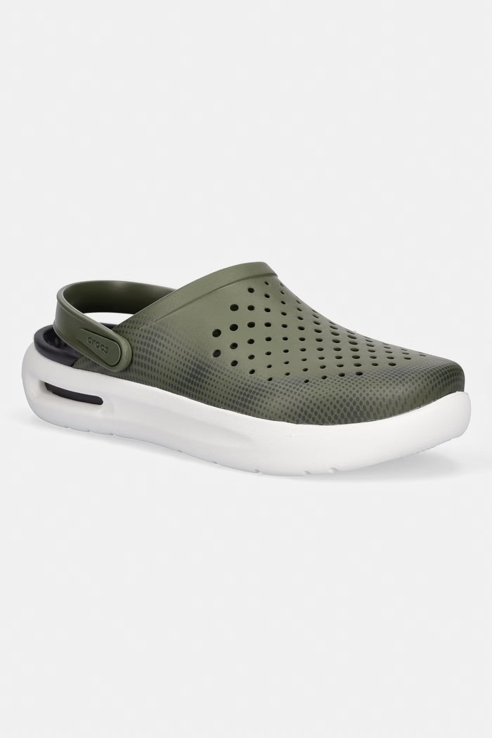 Crocs pánske šľapky InMotion Micro Geo Clog zelená 212540.309