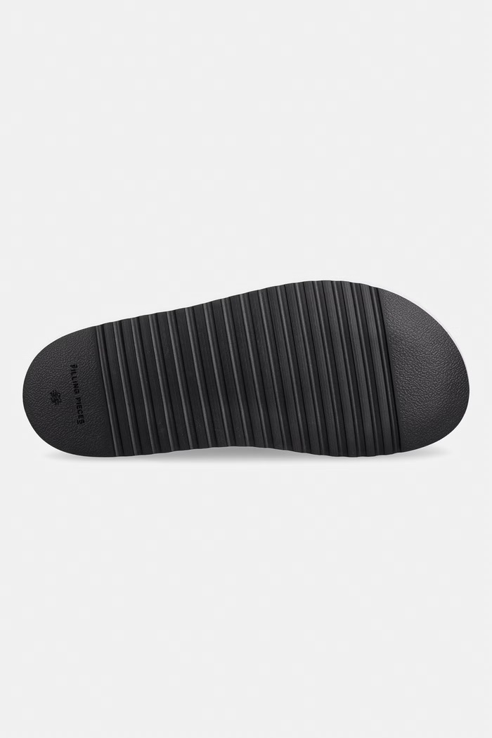 Filling Pieces Clog Suede klapki mules męskie zamszowe 112613332214.130 czarny