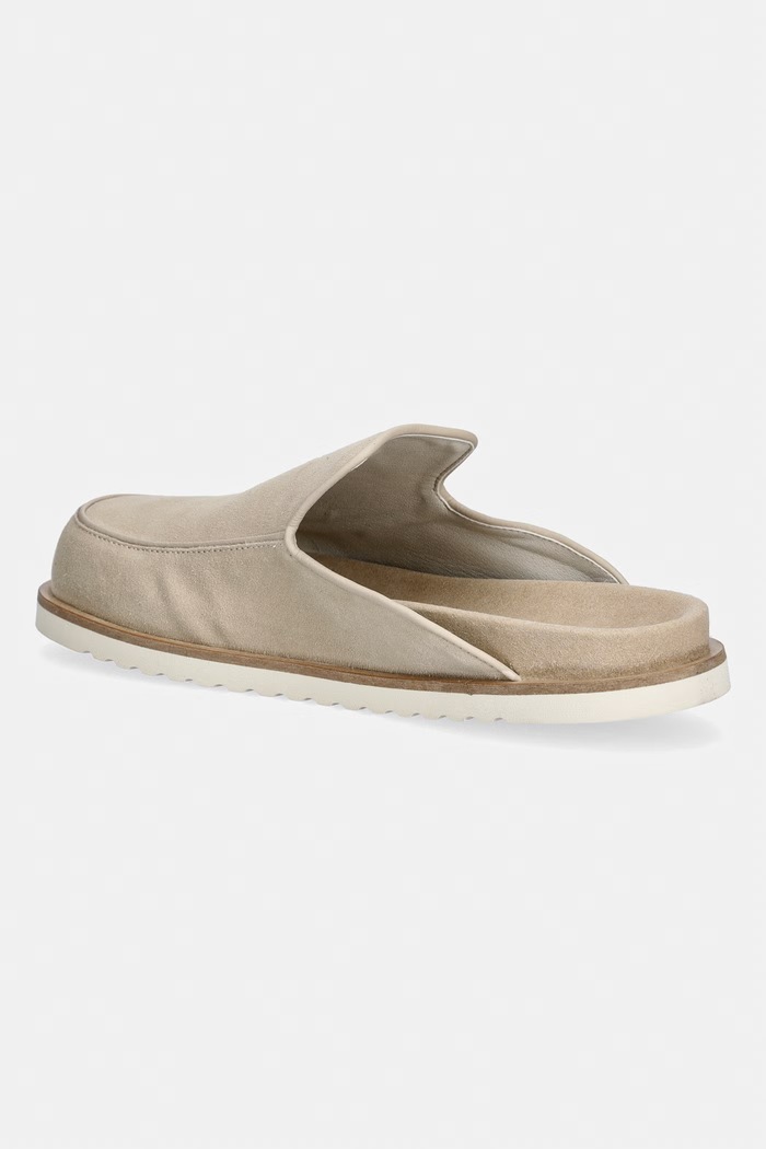 Παπούτσια Filling Pieces Clog Suede σαγιονάρες Ανδρικά σουέτ 112613332214.220 μπεζ