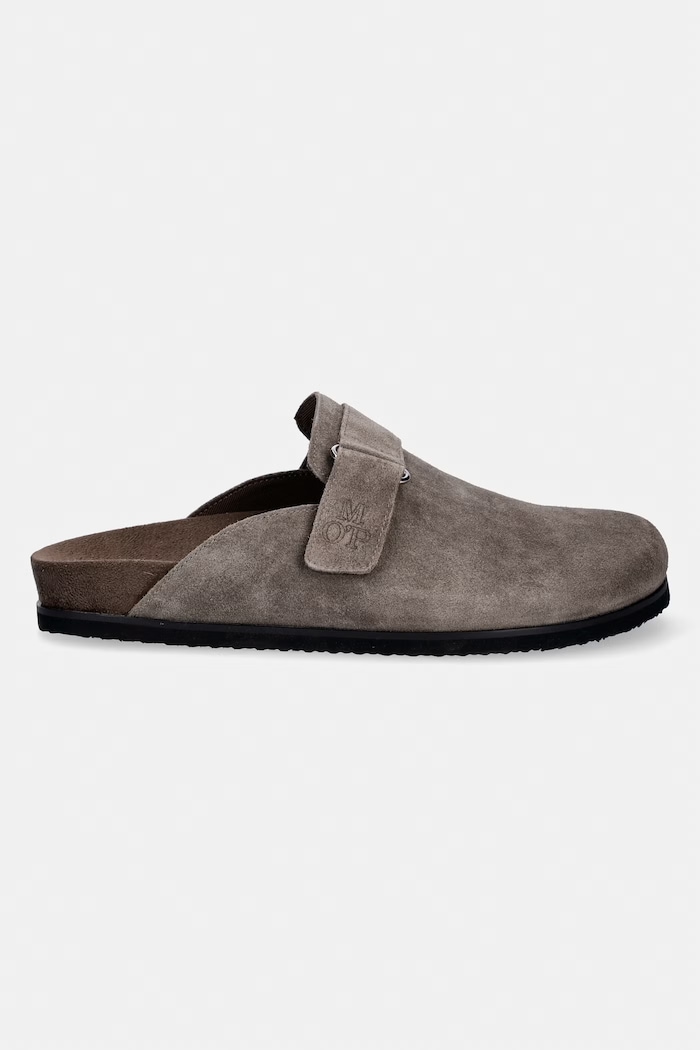 Marc O'Polo klapki mules męskie zamszowe Federico 2B 60329301101300 zielony SS26