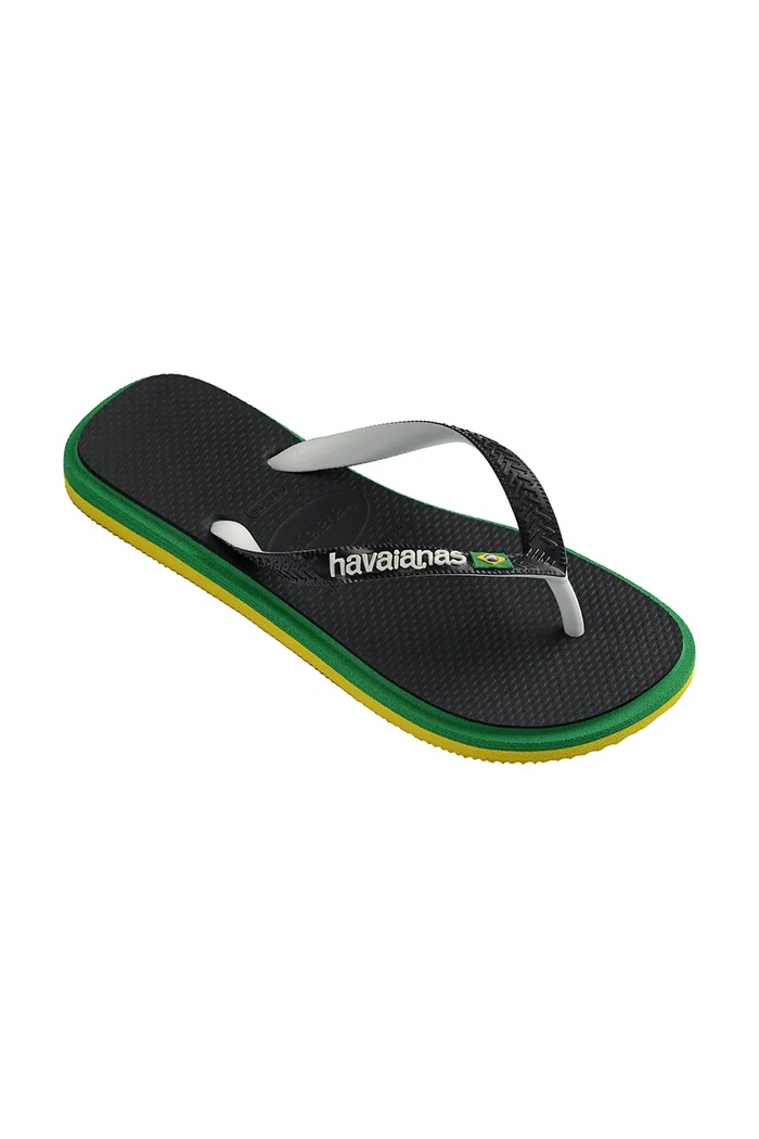 Obutev Havaianas japonke moške BRASIL TWIST BLACK 4149927.0090 črna