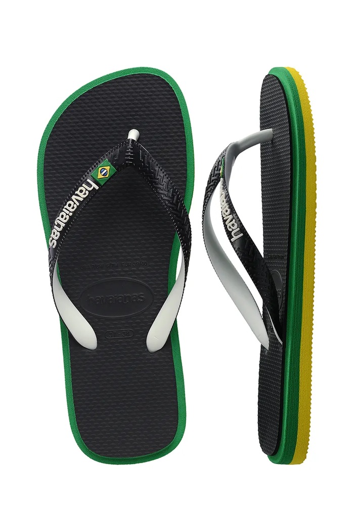 Havaianas japonke moške BRASIL TWIST BLACK 4149927.0090 črna
