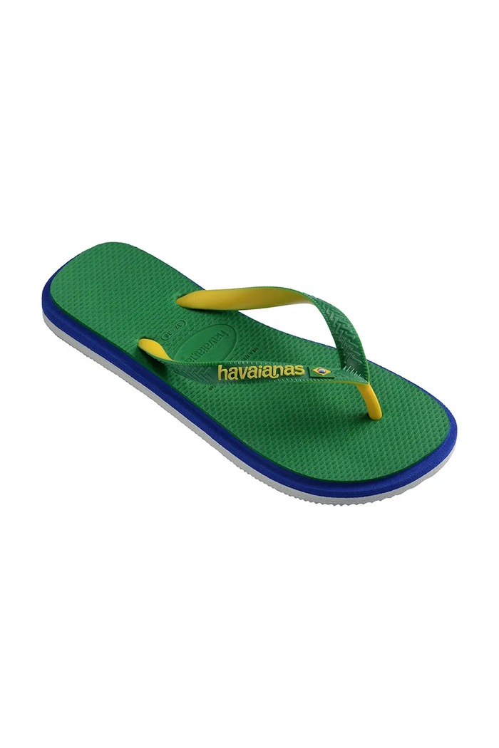 Обувки Havaianas джапанки мъжки BRASIL TWIST 4149927.2703 зелен