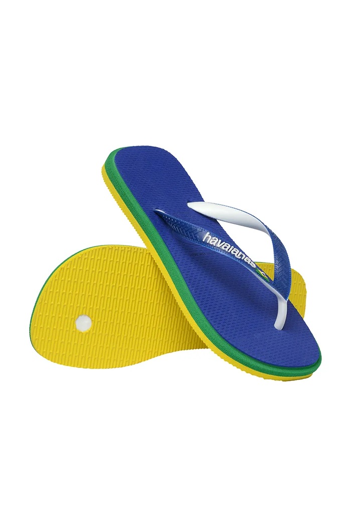 Obuwie Havaianas japonki męskie BRASIL TWIST 4149927.2711 niebieski