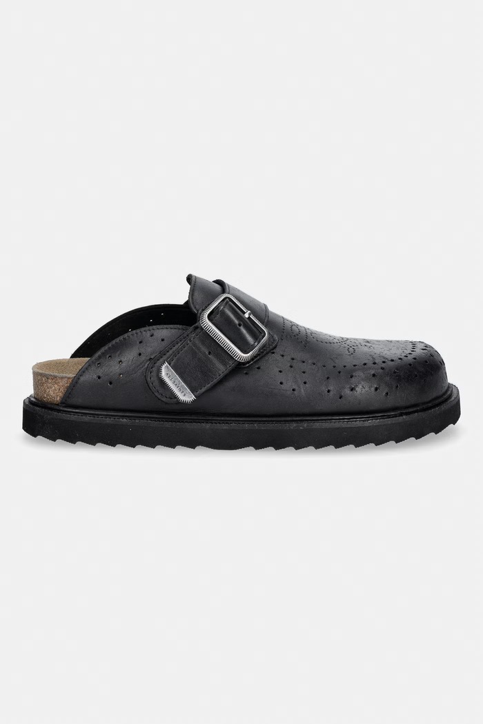 AllSaints papuci pentru bărbați Randal Mule M004FE negru SS26