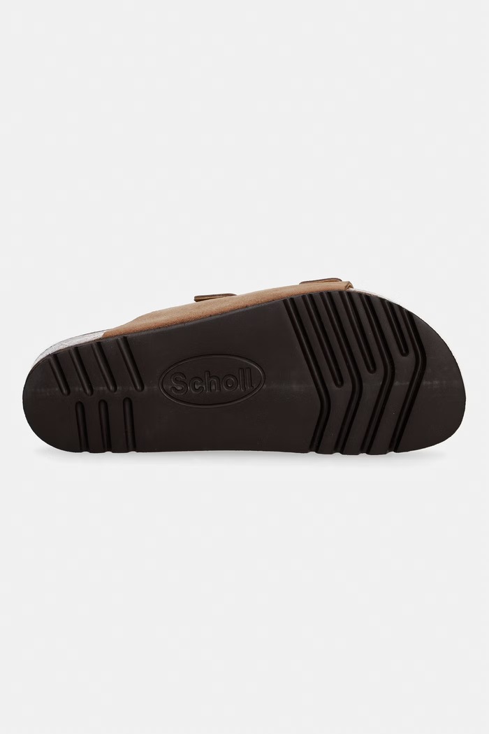 Scholl šľapky pánske nubukové JULIEN F300741062 béžová