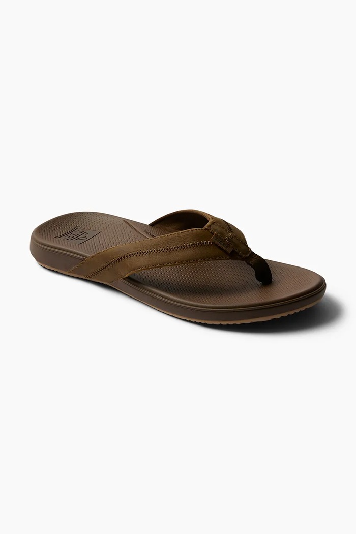 Obuwie Reef japonki męskie skórzane Cushion Phantom 2.0 CJ6205 brązowy