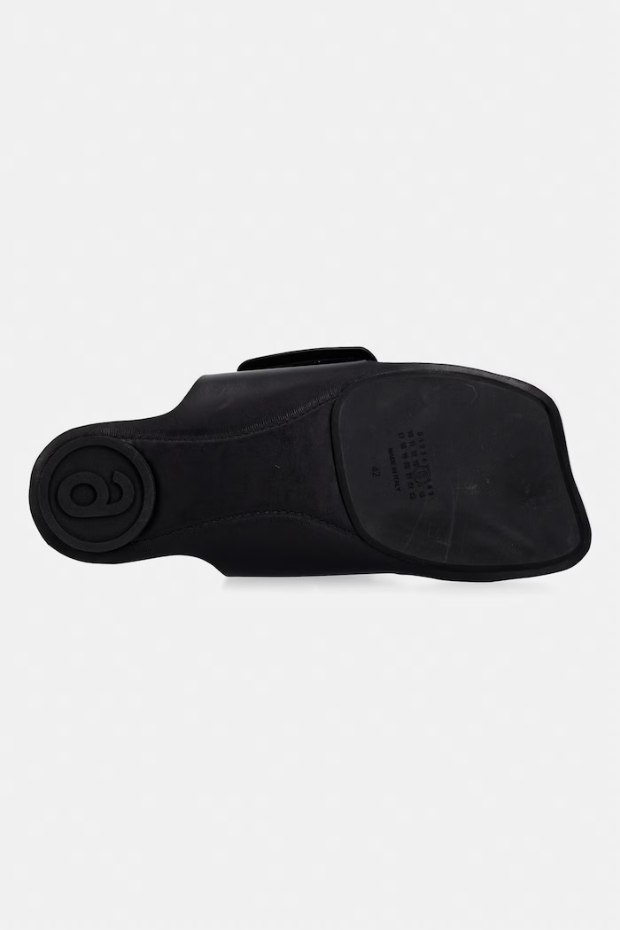 MM6 Maison Margiela japonki męskie skórzane SH3WP0008.P7702 czarny