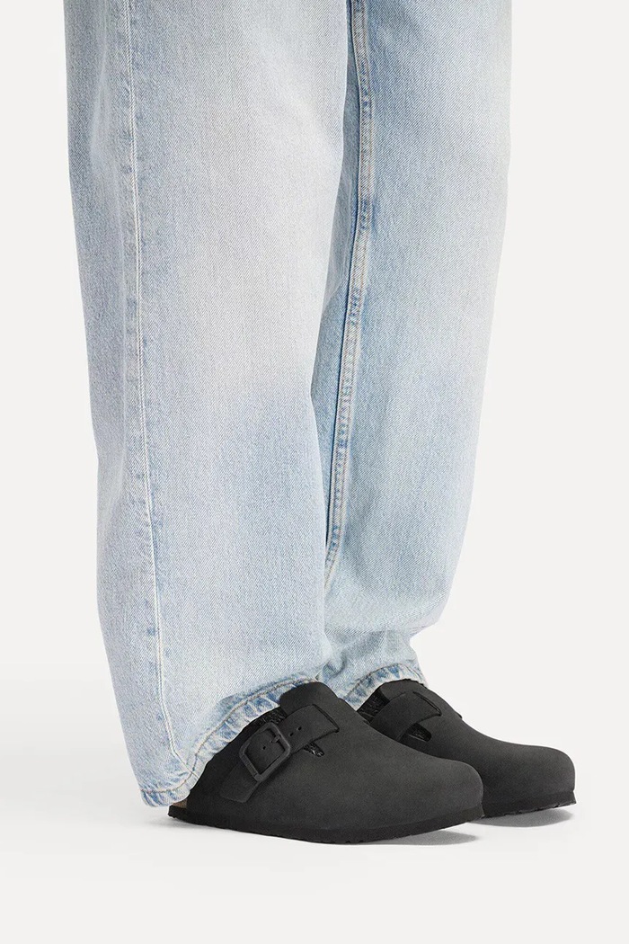 Birkenstock šľapky mules nubukové Boston 1031585