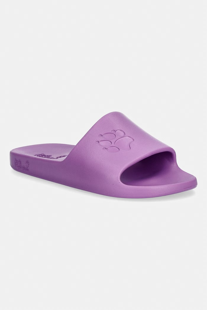 Šľapky na plávanie Jack Wolfskin Paw Slider fialová A65742