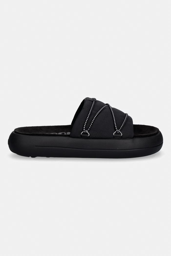 Šľapky Moon Boot MB ICON SLIDE 80D2420030.N001 čierna SS26