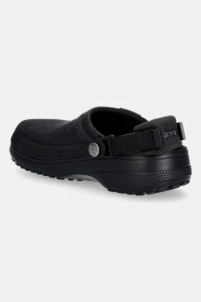 Obuv Crocs Classic Crafted Vegan Suede Cg šľapky 211930.001 čierna
