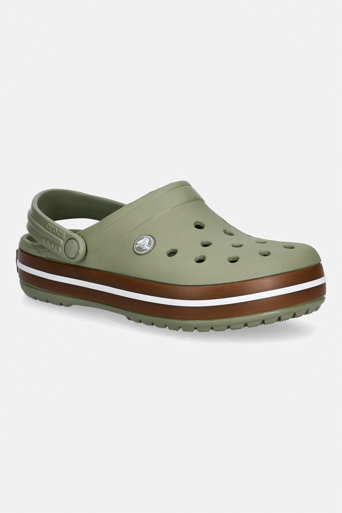 Crocs šľapky Crocband Gum Clog zelená 212756.3BX
