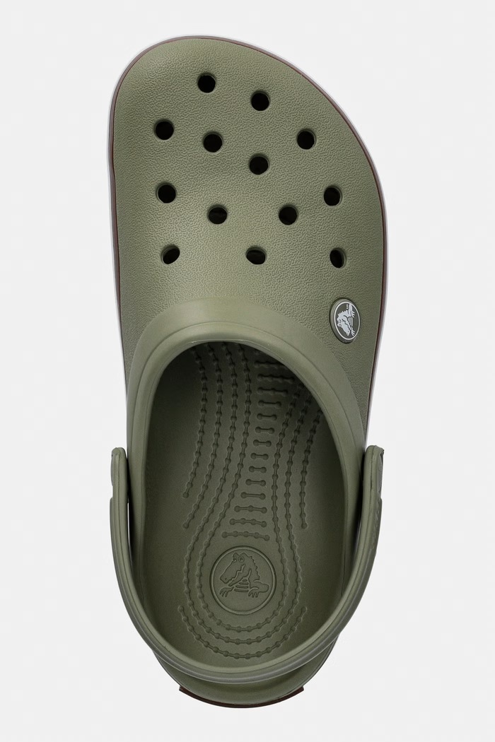 Crocs šľapky Crocband Gum Clog zelená 212756.3BX