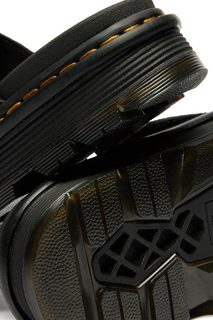 Dr. Martens шлёпанцы на платформе замшевые ZebZag Slide DM42409001
