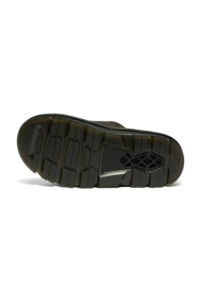 Dr. Martens шлёпанцы на платформе замшевые ZebZag Slide DM42409001