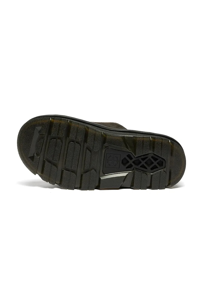 Dr. Martens шлёпанцы на платформе замшевые ZebZag Slide DM42409001