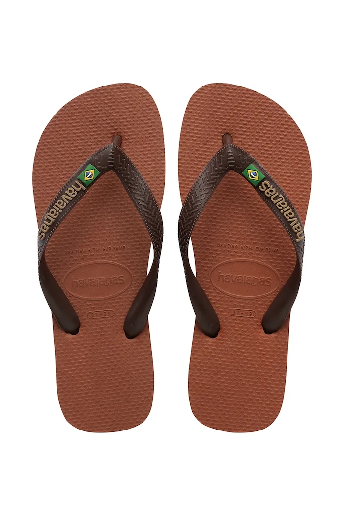 Havaianas șlapi BRASIL LOGO maro 4110850.2815